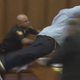 Van Terry, the father of Shirellda Terry, dives across a courtroom table in Cleveland on June 2, 2016, to attack serial killer Michael Madison, who was convicted of murdering Shirellda Terry and two other women.
Fox 8 screenshot
